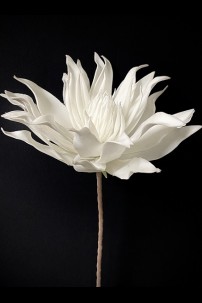 47"H x 11.5"W WHITE FOAM FLOWER [FF2420]